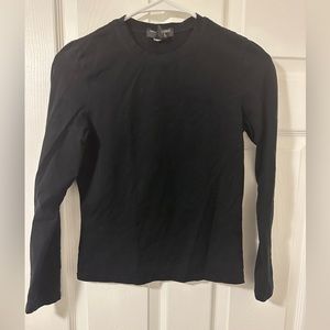 Plain black banana republic long sleeve
